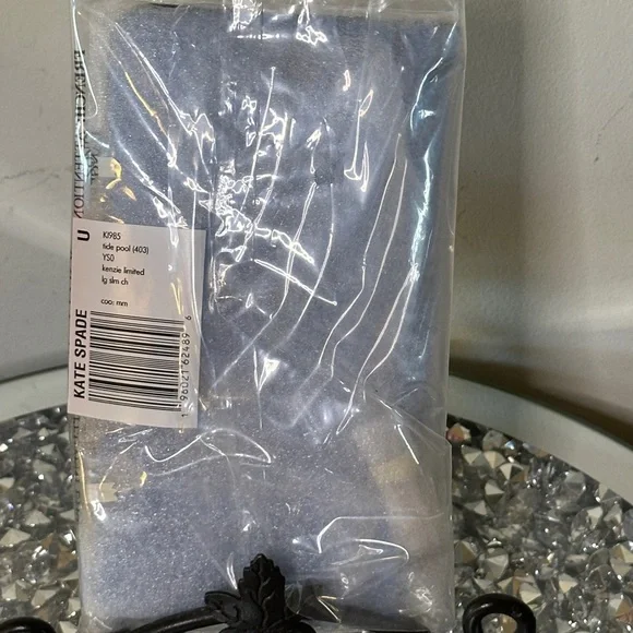 NWT-Kate Spade Blue Wallet - Picture 5 of 6